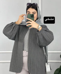 Alternative view of مانتو زنانه شانل آستين پفي كد 81466