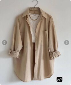 شومیز زنانه بیسیک داکرون کد 101214 - Image 5