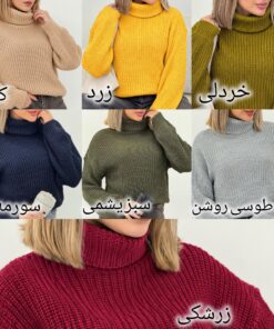 تونیک بافت یقه شل کد 201 - تصویر 11